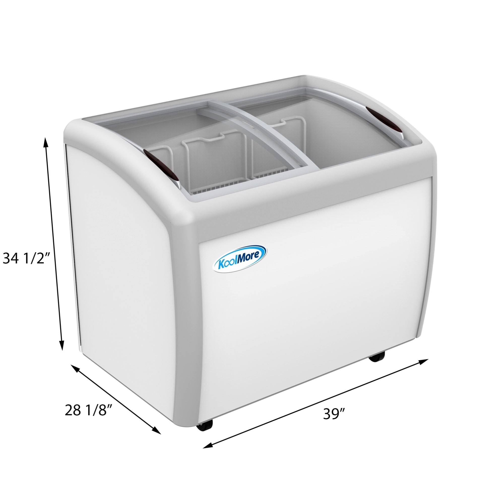 40 in. Display Ice Cream Freezer - 9 cu ft.