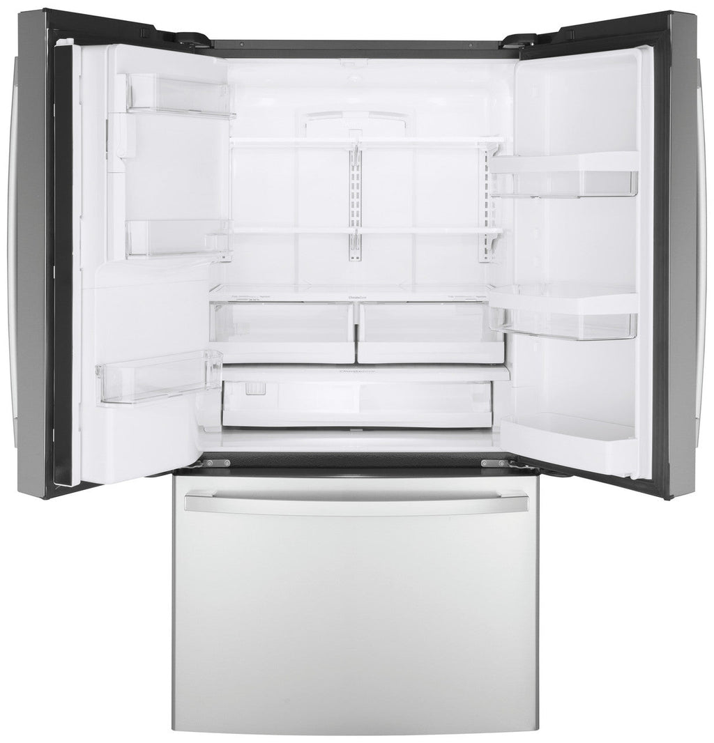 GE ENERGY STAR 22.1 Cu. Ft. Counter-Depth Fingerprint Resistant French-Door Refrigerator