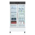 38 in. 27 cu. ft. Medical Vaccine Refrigerator for Pharmacy and Laboratory with Multi-Level Emergency Alarms, UL-Listed in White