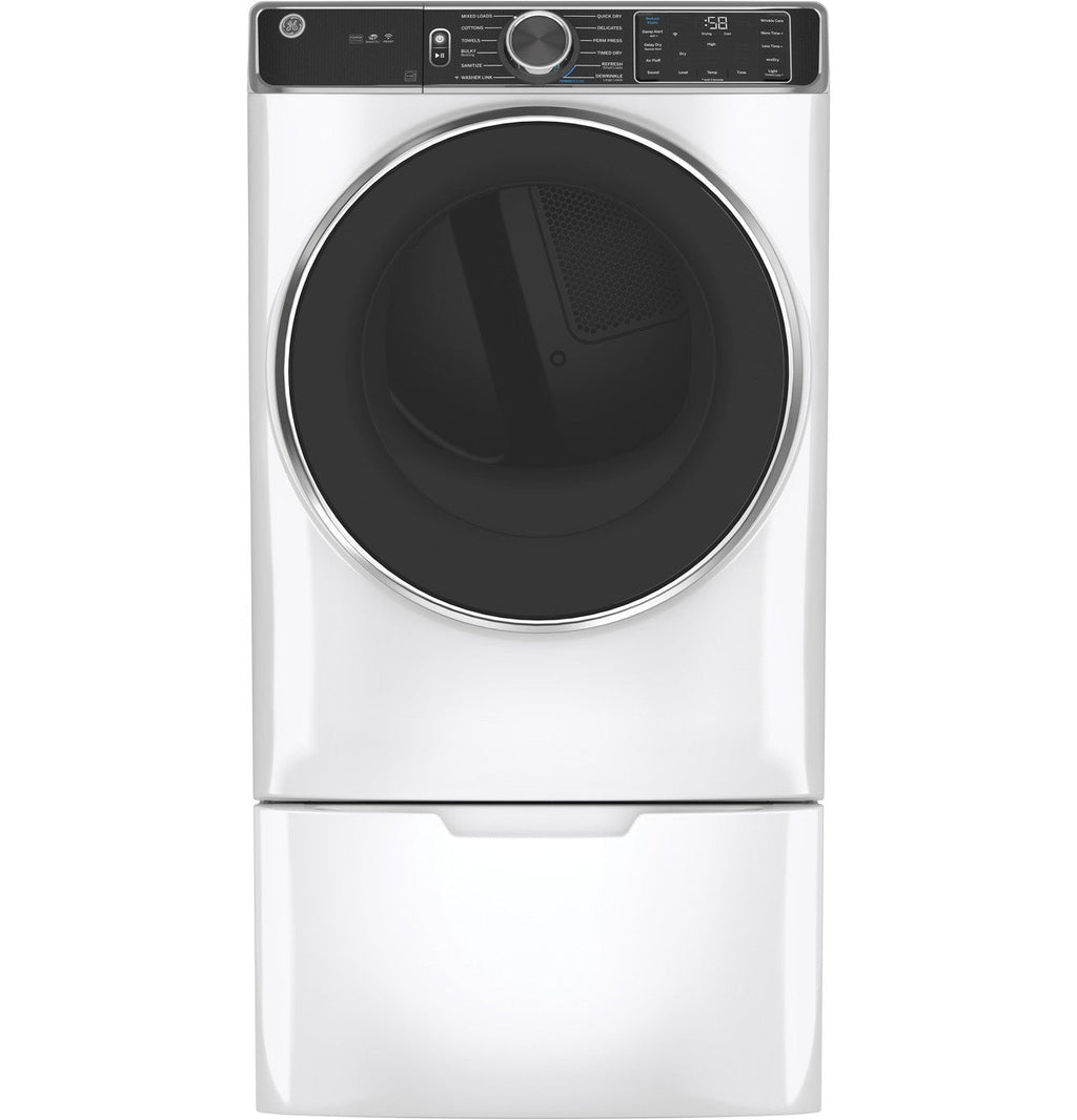 GE GE® ENERGY STAR® 7.8 cu. ft. Capacity Smart Front Load Gas Dryer with Steam and Sanitize Cycle