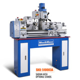 1.5 HP 10'' x 30'' Combination Lathe Milling Drilling Machine, 1.5'' Spindle Bore, 0-2000 RPM Variable Speed, High Precision Benchtop Lathe for Metalworking – Without Stand 1030VC