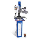 MechMaxx VM18LD Mill Drill Machine 6x20" Benchtop DRO Brushless Motor Variable Speed R8 Spindle 1 HP 110V Compact Milling Drilling Tool New