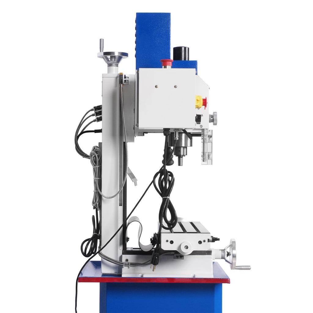 6"x20'' Benchtop Mill Drill Machine with DRO Brushless Motor, Variable Speed, R8 Spindle, 1 HP, 110V, Compact Milling Drilling Tool for Garage Shop, DIY Metalworking without Stand VM18LD