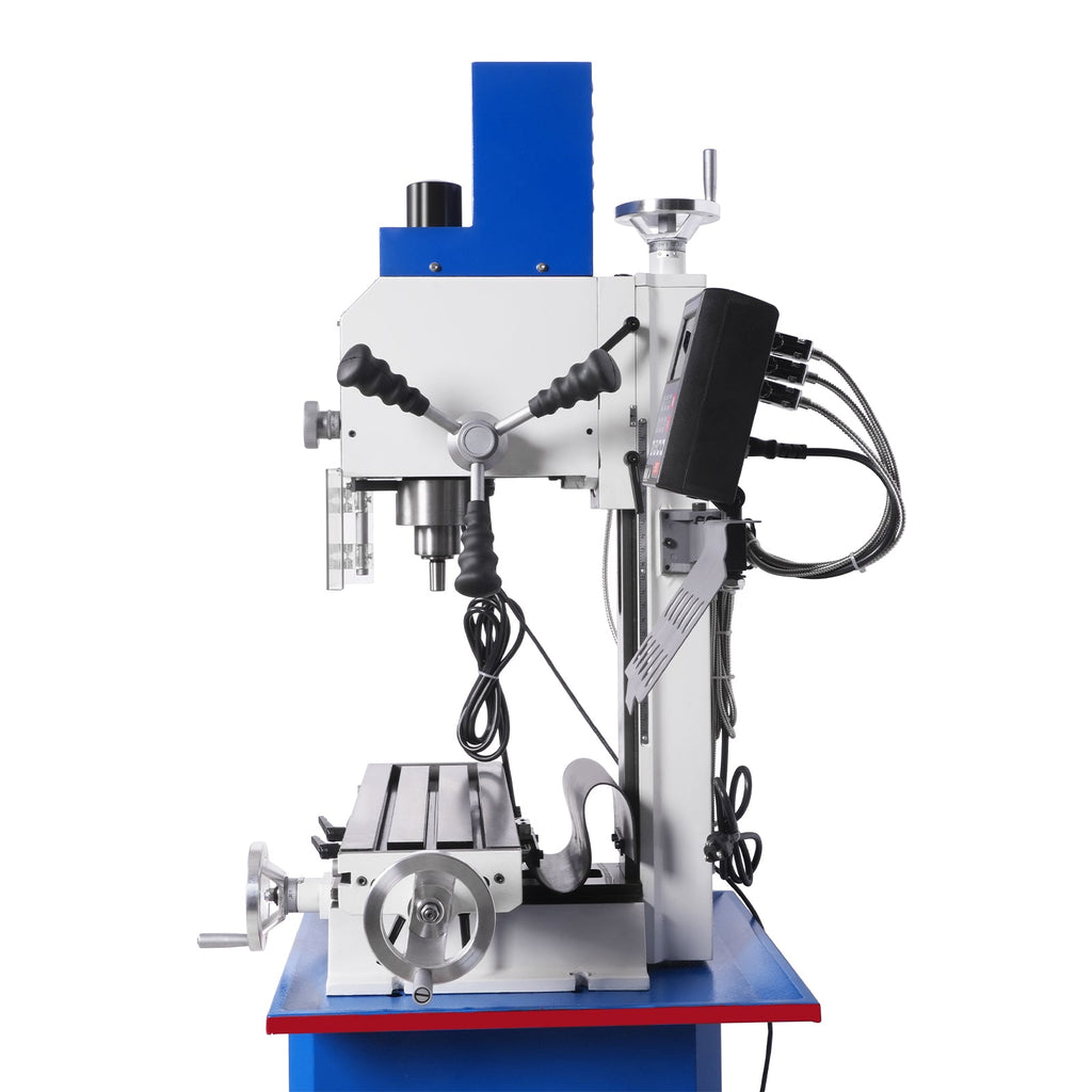 6"x20'' Benchtop Mill Drill Machine with DRO Brushless Motor, Variable Speed, R8 Spindle, 1 HP, 110V, Compact Milling Drilling Tool for Garage Shop, DIY Metalworking without Stand VM18LD