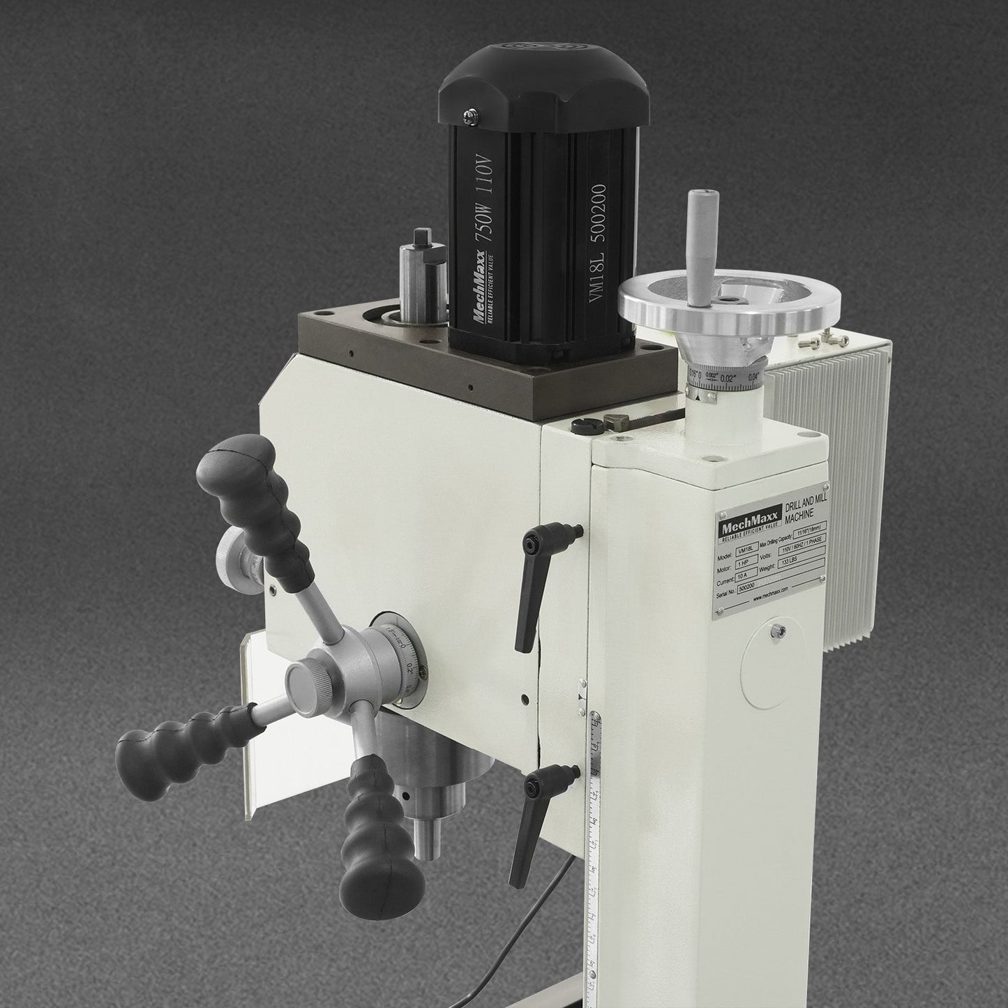 1.5 HP 10'' x 30'' Combination Lathe Milling Drilling Machine, 1.5'' Spindle Bore, 0-2000 RPM Variable Speed, High Precision Benchtop Lathe for Metalworking – Without Stand 1030VC