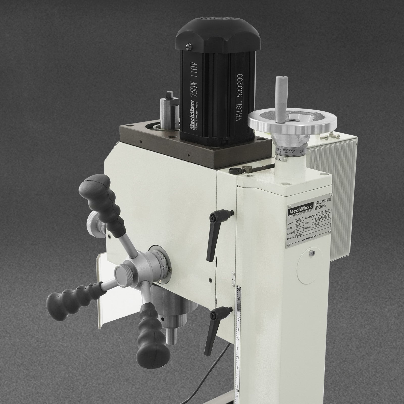 1.5 HP 10'' x 30'' Combination Lathe Milling Drilling Machine, 1.5'' Spindle Bore, 0-2000 RPM Variable Speed, High Precision Benchtop Lathe for Metalworking – Without Stand 1030VC