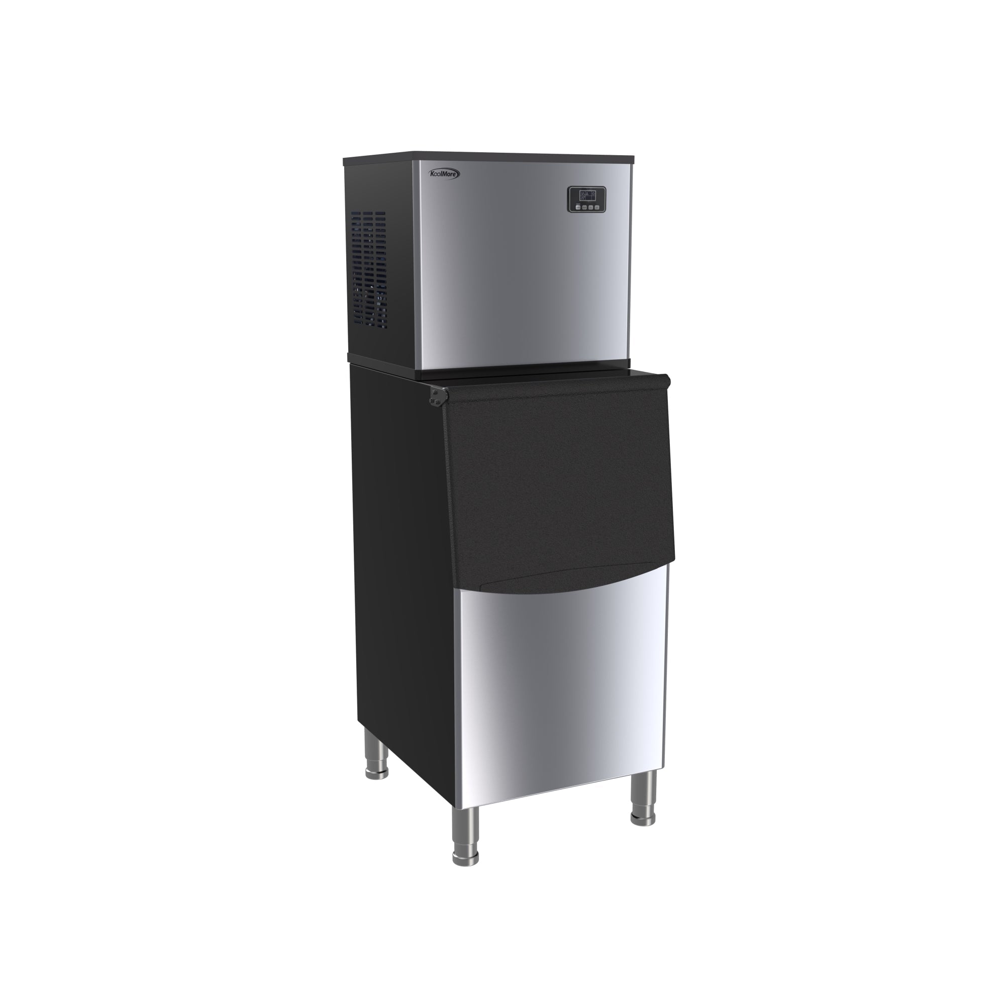 25 in. Stainless-Steel Commercial Air cooled Modular Ice Maker with Full Cube Production, 315lbs/24h