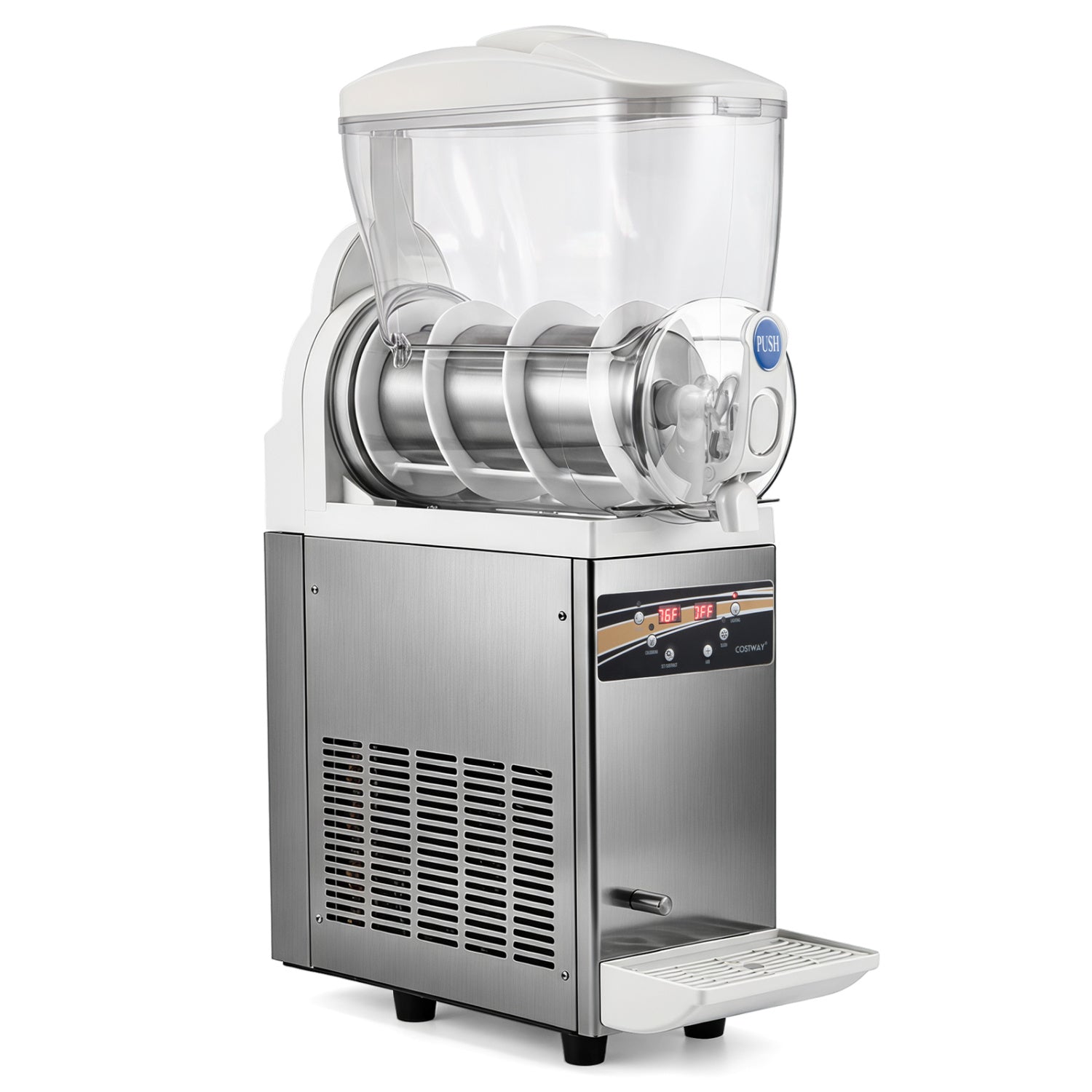 Costway Commercial Slushy Machine Single Tank 507 oz 41147230 New