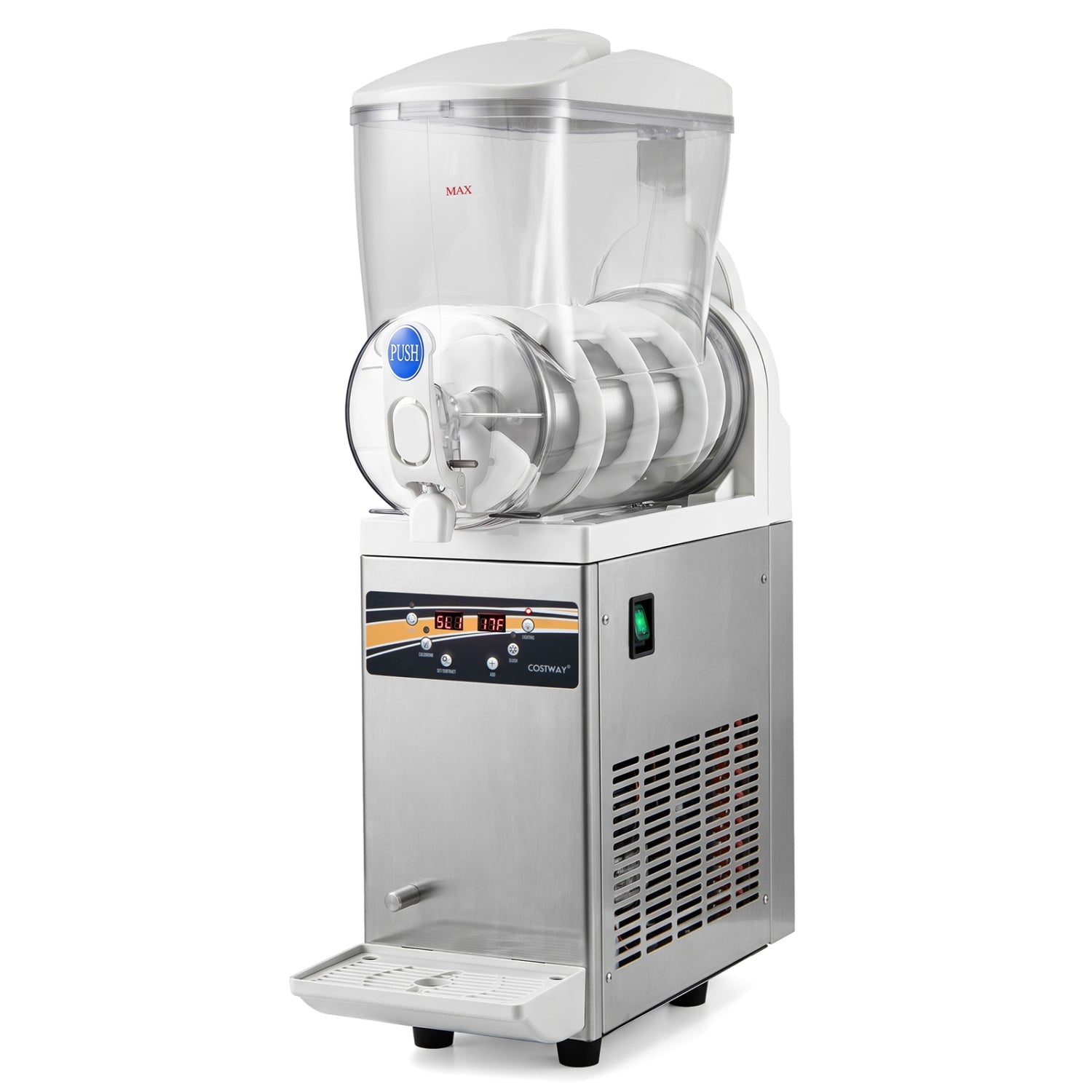 Costway Commercial Slushy Machine Single Tank 507 oz 41147230 New