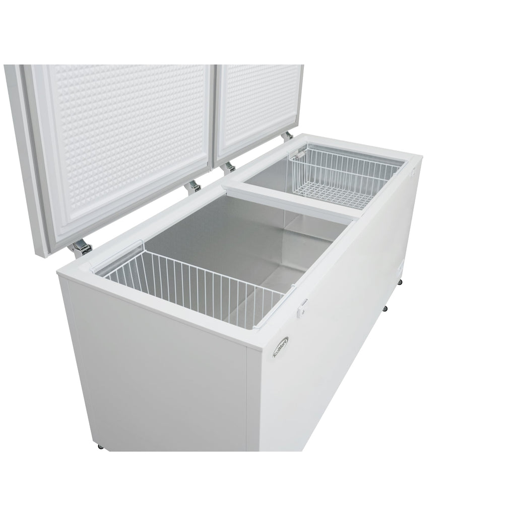 79 in. Commercial Chest Freezer, 30 Cu. Ft. in White, ETL Listed