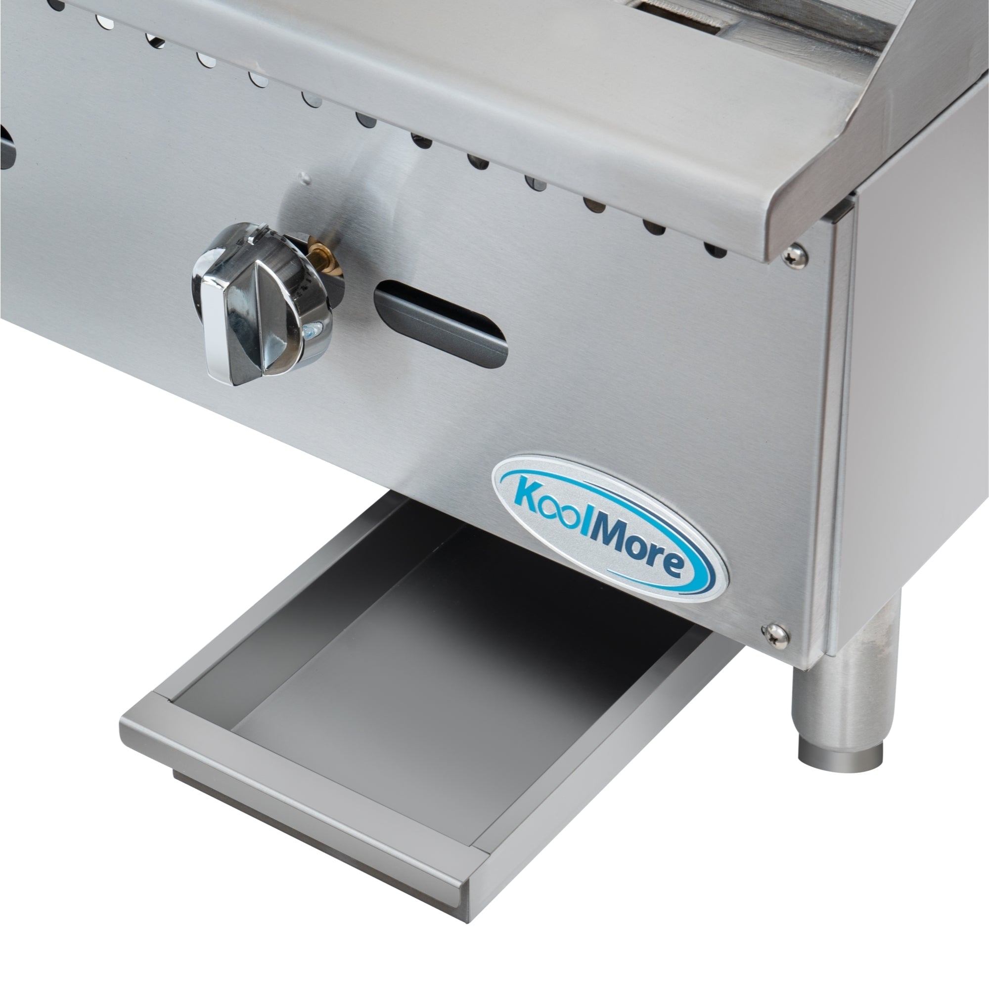 24 in. Natural Gas 2-Burner Griddle with 60,000 BTU in Stainless-Steel