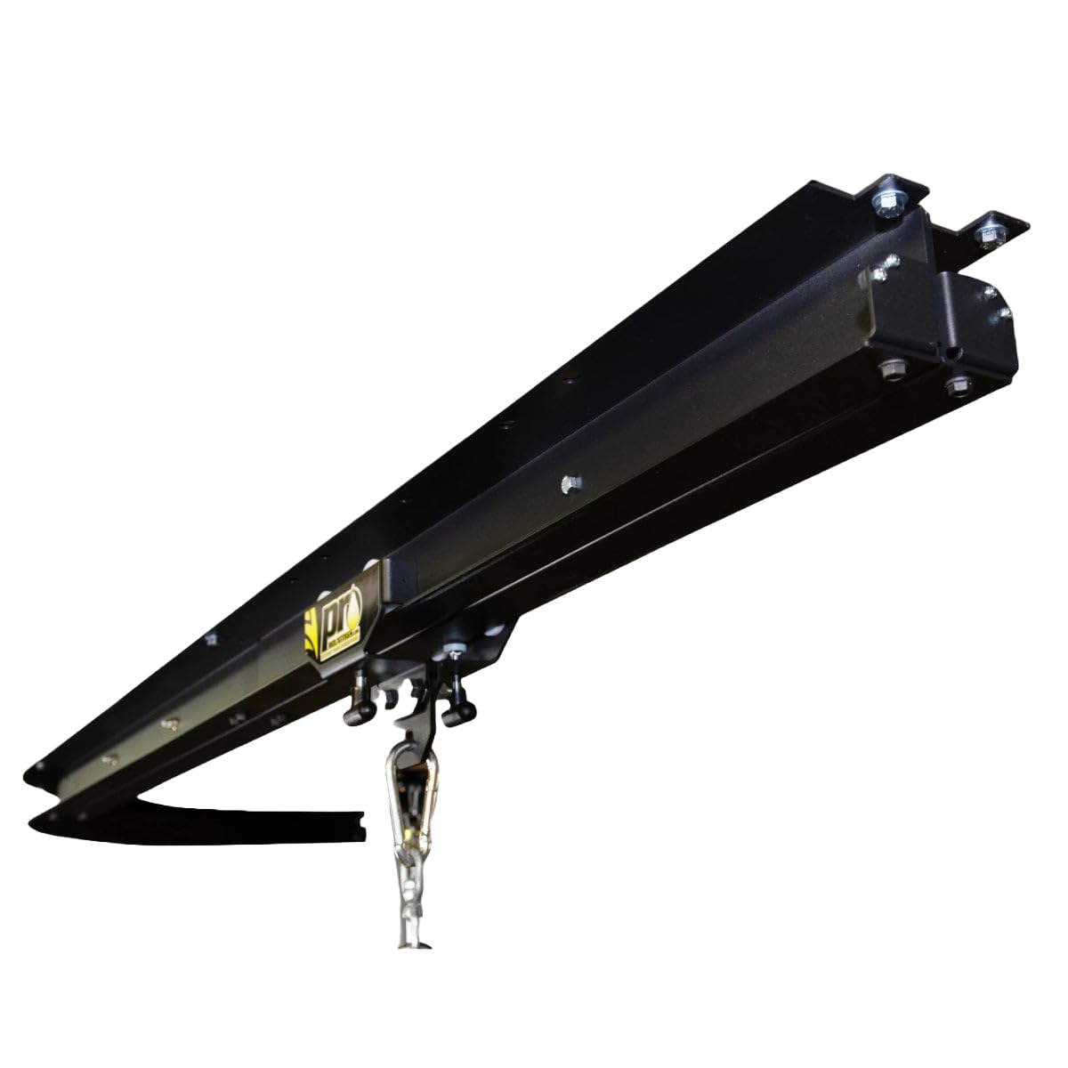 Pro Mountings - Professional Roller Mount Track for Heavy Bags, and Martial Arts Bags | 8 Feet Long (2 4 Foot Connectable Sections) + IB-110R Roller Mount Combo Kit for I Beams or Drywall Mounting