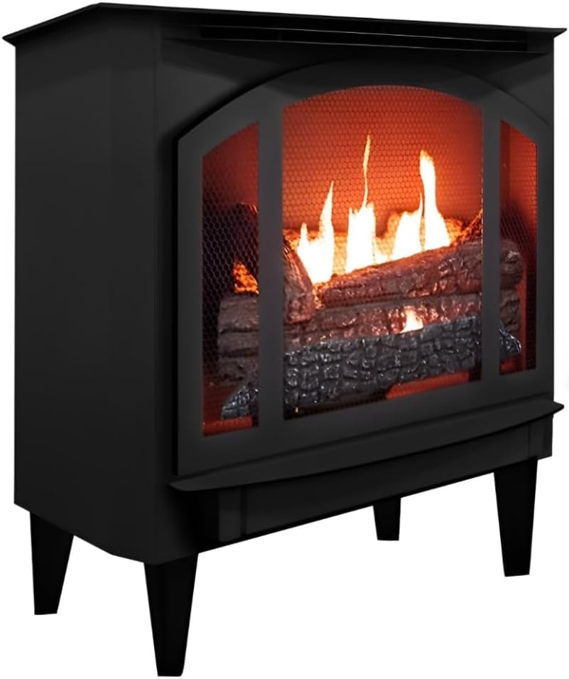 ComfortBilt Model T-33 Gas Stove 32,000 BTU Vent Free with Blower and Legs New