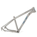 HIMALO Bike Frame 27.5/29er Mountain Bike Frame 15.5''/17''/19'' Lightweight Titanium Alloy Rigid Frame Disc Brake Thru Axle 12x142mm XC AM(27.5 * 15.5'')