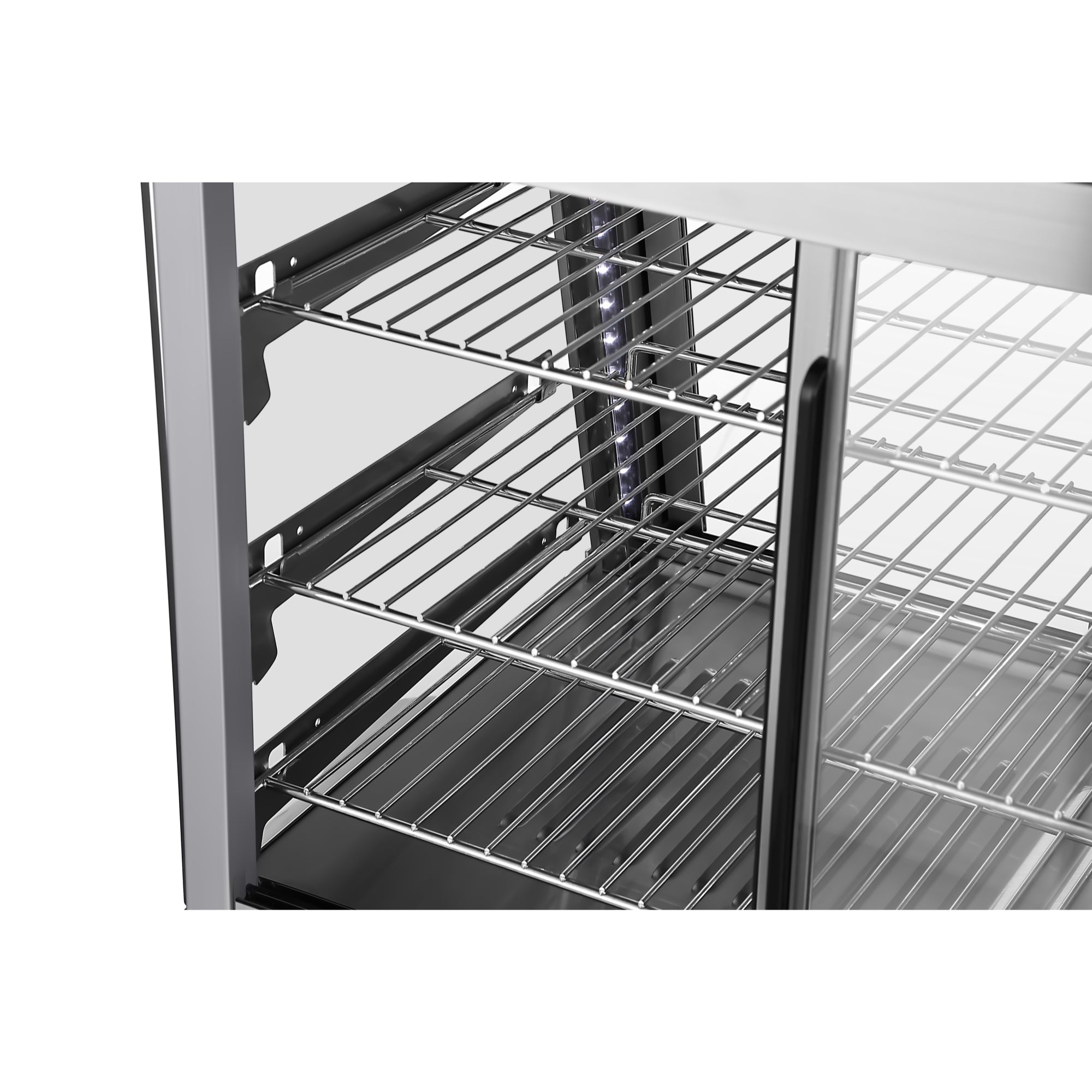 26 in. Glass Countertop Display Warmer, 6.5 cu. ft. in Stainless Steel