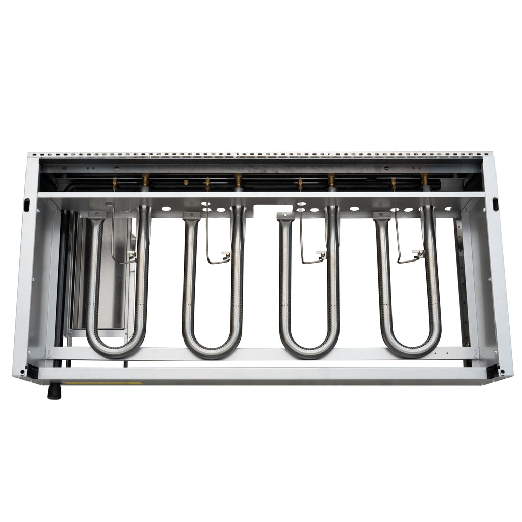 48 in. Natural Gas 4-Burner Griddle with 120,000 BTUs in Stainless-Steel
