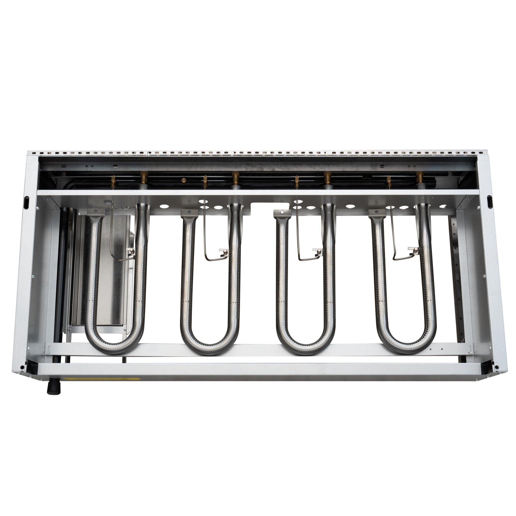 48 in. Natural Gas 4-Burner Griddle with 120,000 BTUs in Stainless-Steel