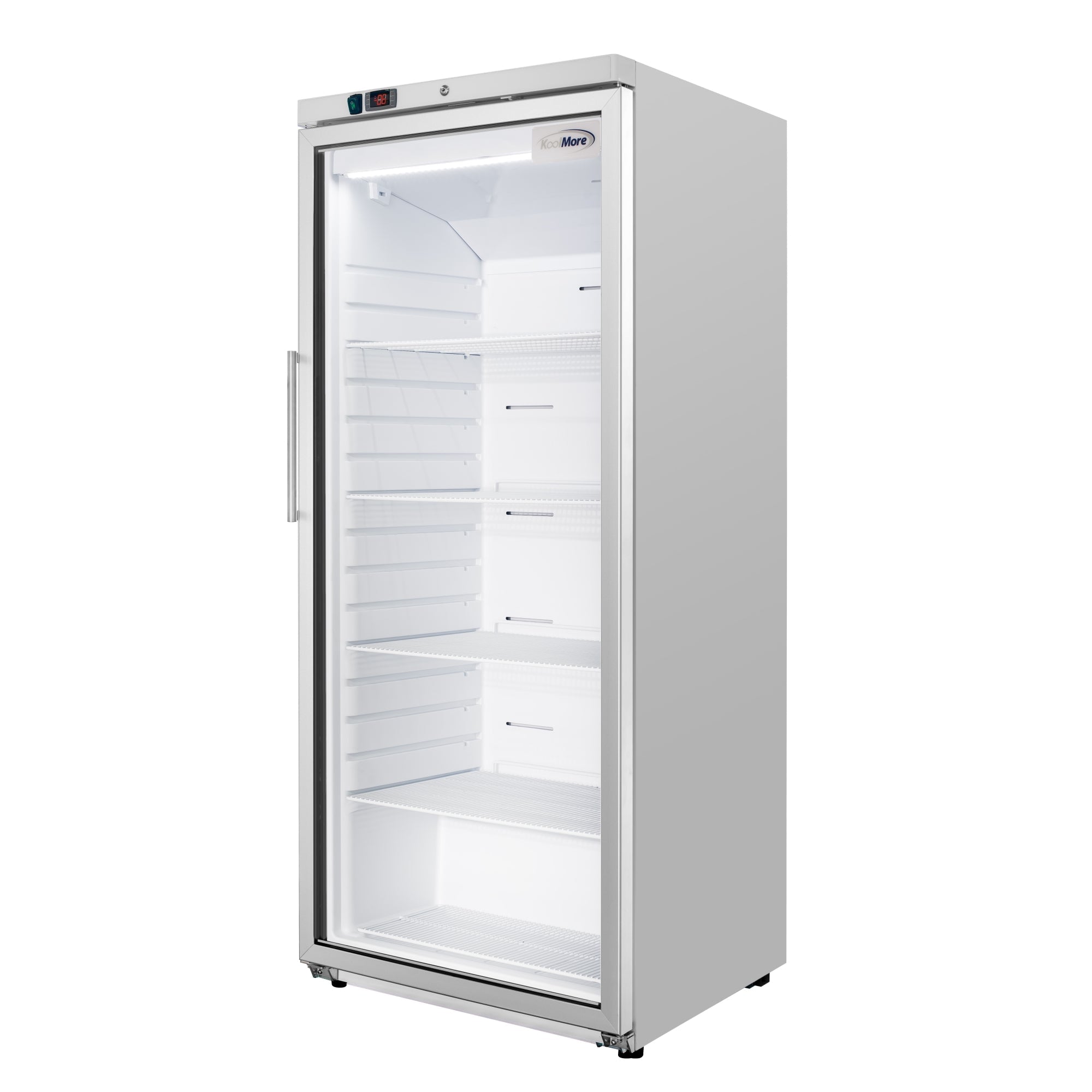 30 in. 21 cu. ft. Commercial Auto Defrost Glass Door Reach-In Freezer in White