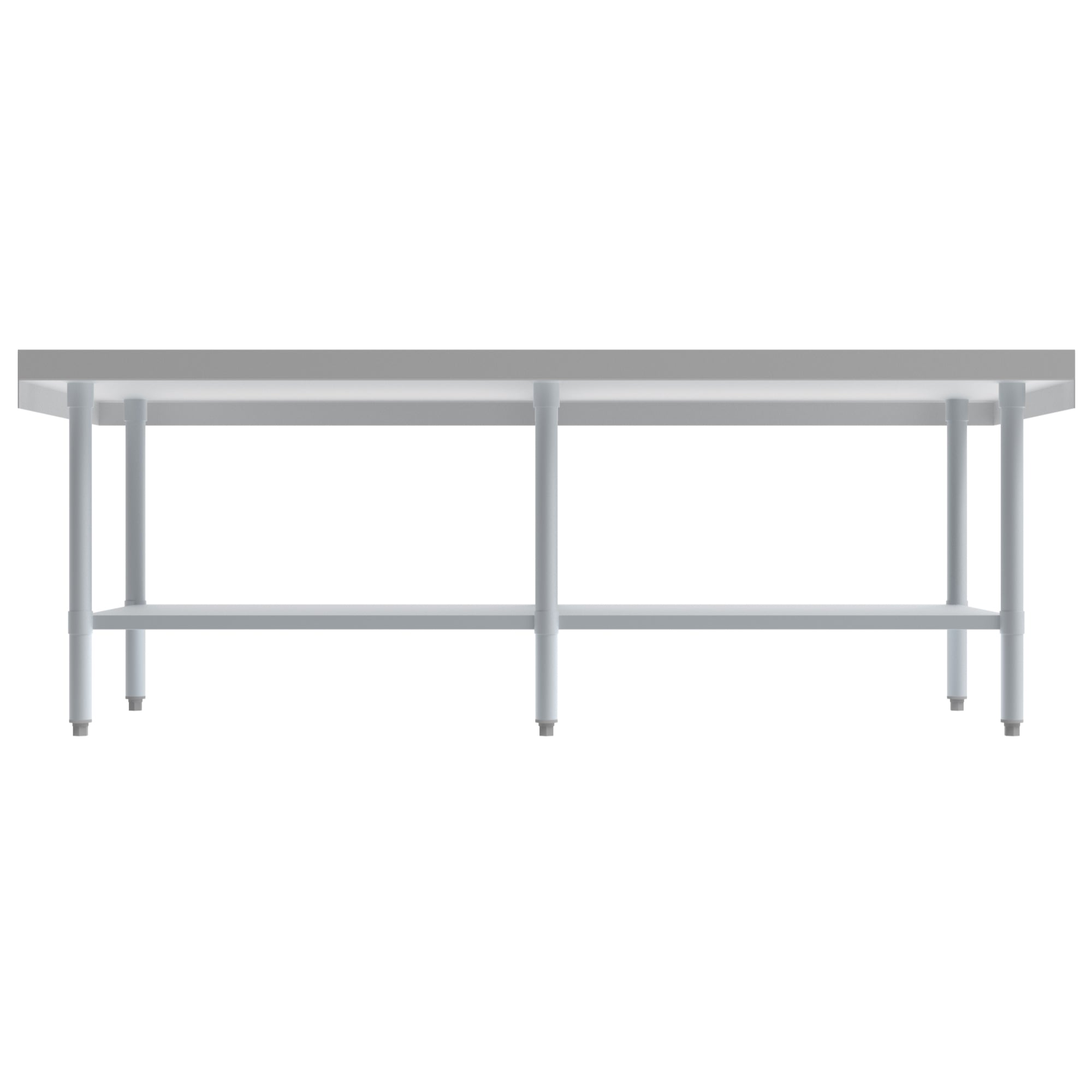 30" x 72" 16-Gauge Stainless Steel Equipment Stand with Galvanized Undershelf