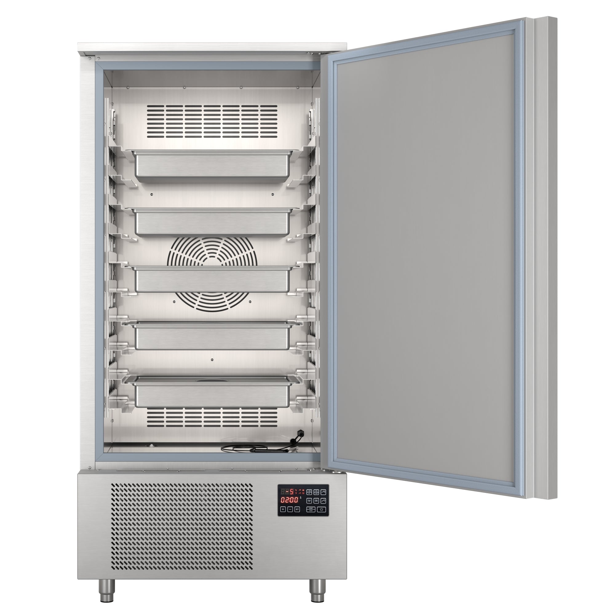 31 in. 10 Full-Size Pan Commercial Reach-In Blast Chiller, 88 lbs Rapid Chill / 77 lbs. Rapid Freeze in Stainless-Steel