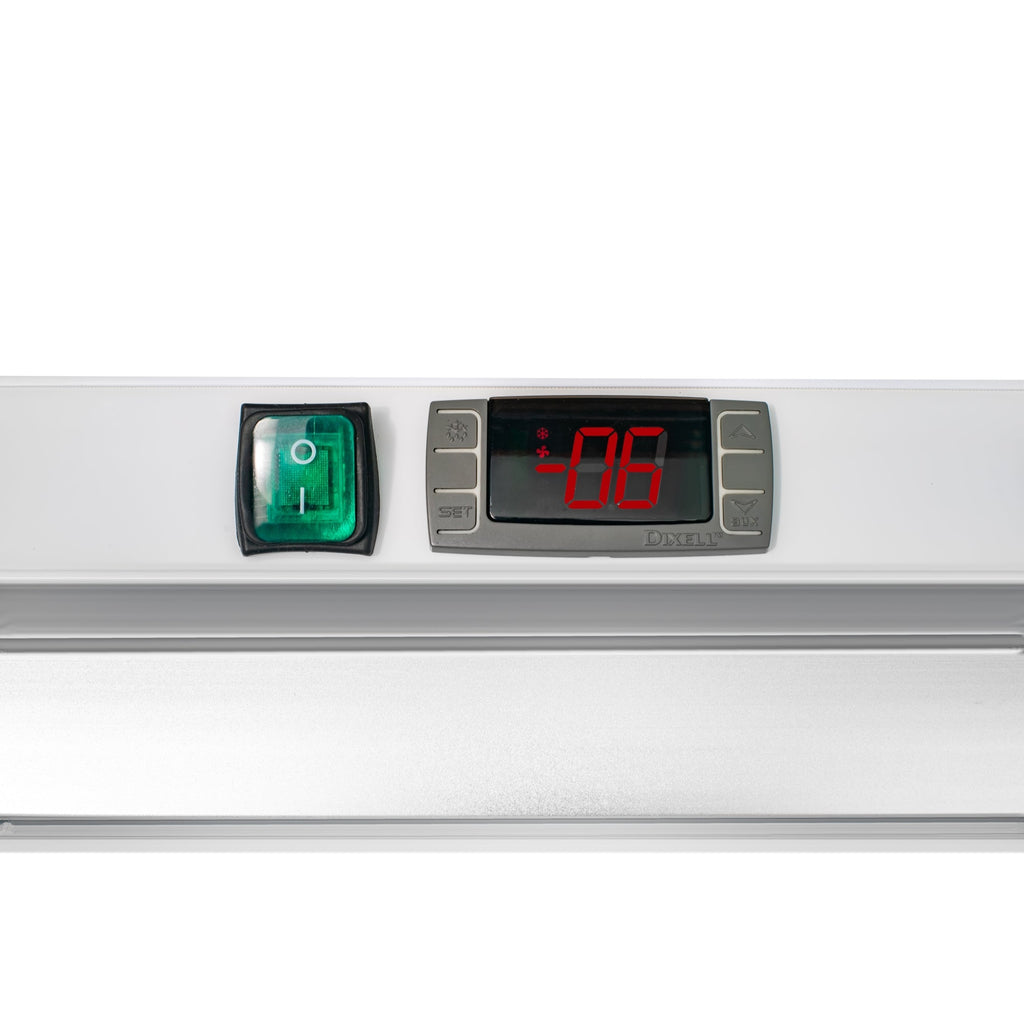 30 in. 21 cu. ft. Commercial Auto Defrost Glass Door Reach-In Freezer in White