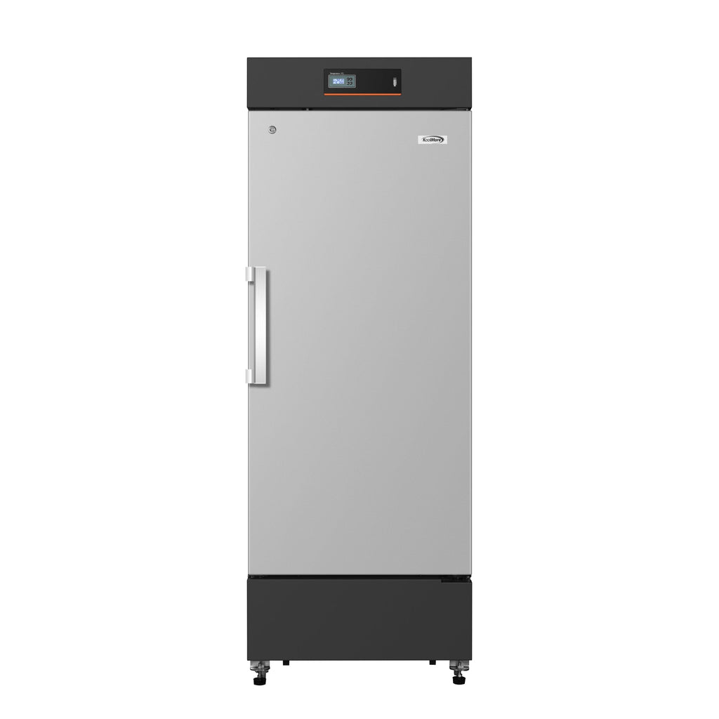 27 in. -25 C Upright Medical Freezer For Pharmacy / Laboratory With Dynamic Freeze, LED Display, Multi-Level Emergency Alarms and Precise Temperature Control, 10.8 Cu. Ft.
