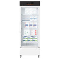 25 in. 15 cu. ft. Medical Pharmacy Refrigerator With Multi-Level Emergency Alarms in White, UL Listed