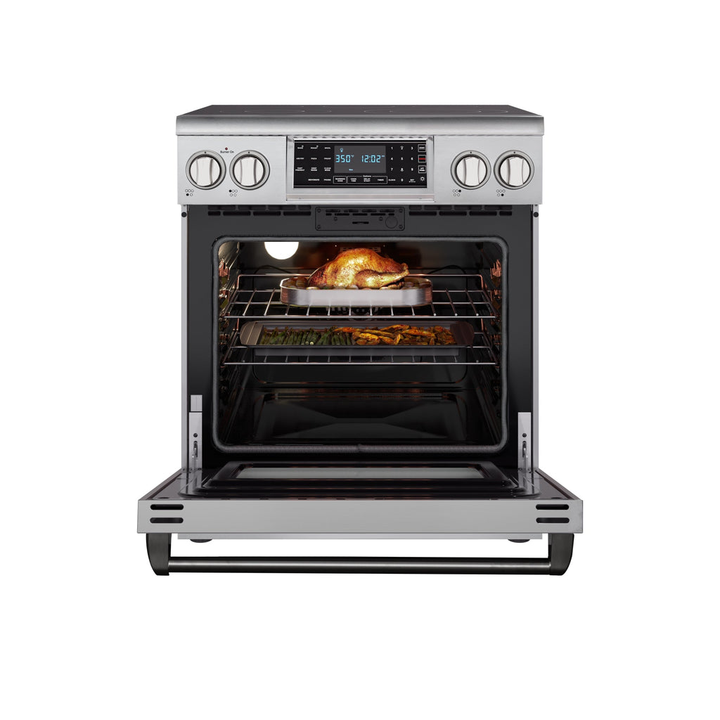 30 in. Electric Professional Range with Tilt Panel and Digital controls, Self-Cleaning, 16300W of Power, 240V in Stainless-Steel