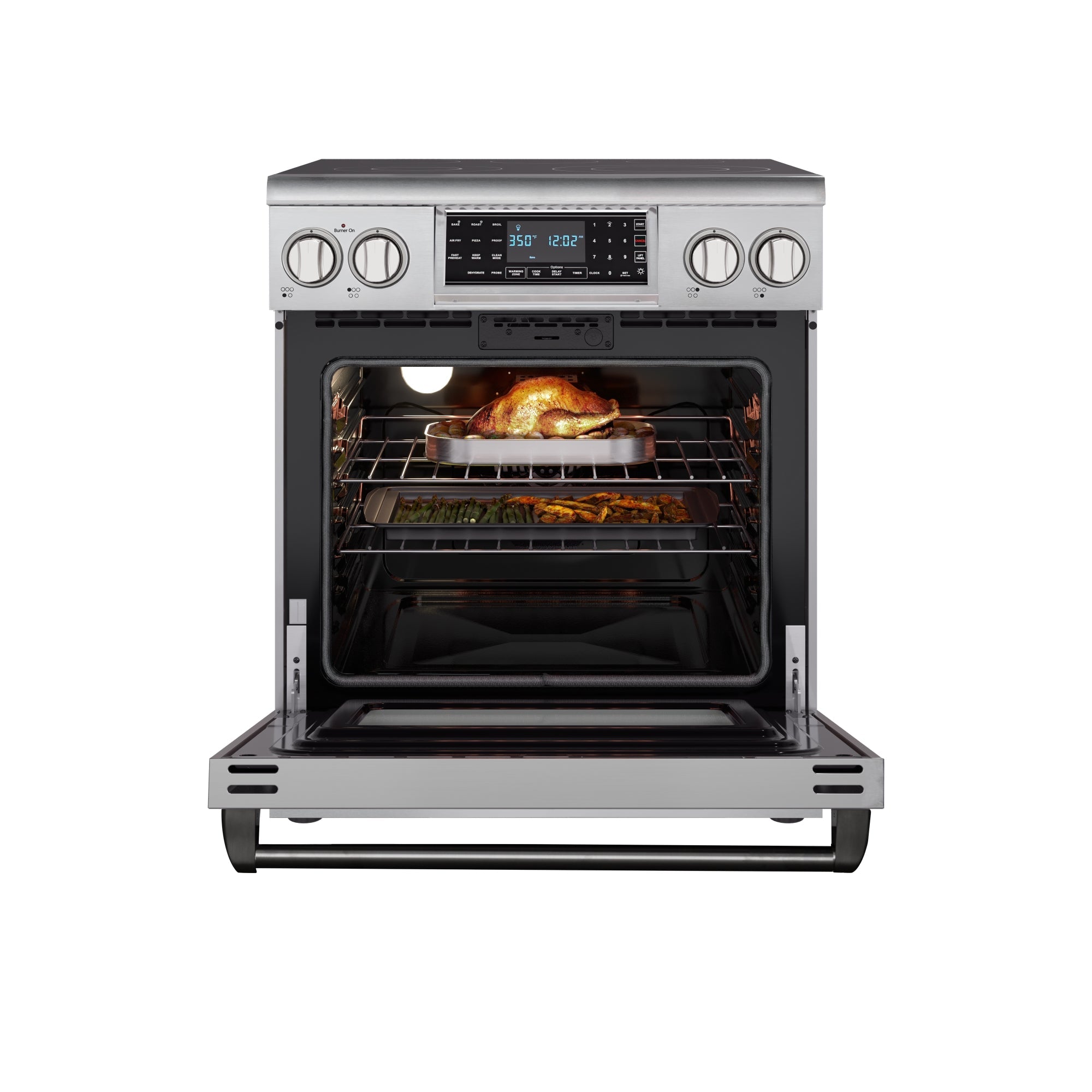 30 in. Electric Professional Range with Tilt Panel and Digital controls, Self-Cleaning, 16300W of Power, 240V in Stainless-Steel