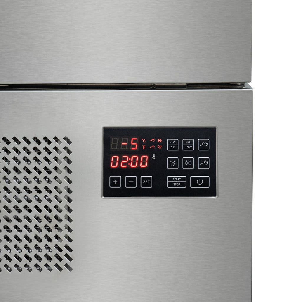 30 in. Commercial Countertop Blast Chiller 30 lbs Rapid Chill / 26.5 lbs Rapid Freeze with ETL for Safety and Sanitation with a 5-Pan Capacity in Stainless-Steel