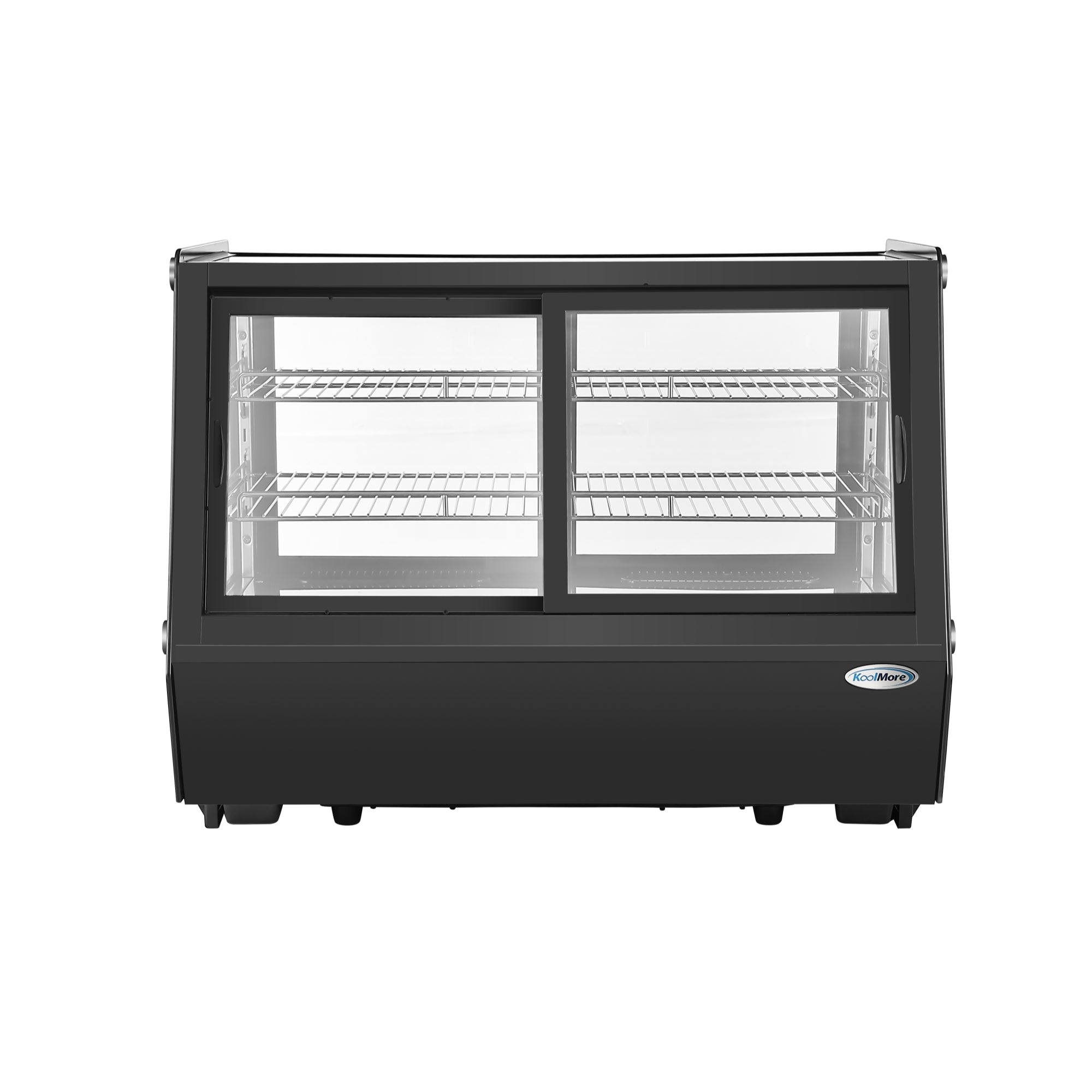 35 in. Self-Service Countertop Display Refrigerator in Black