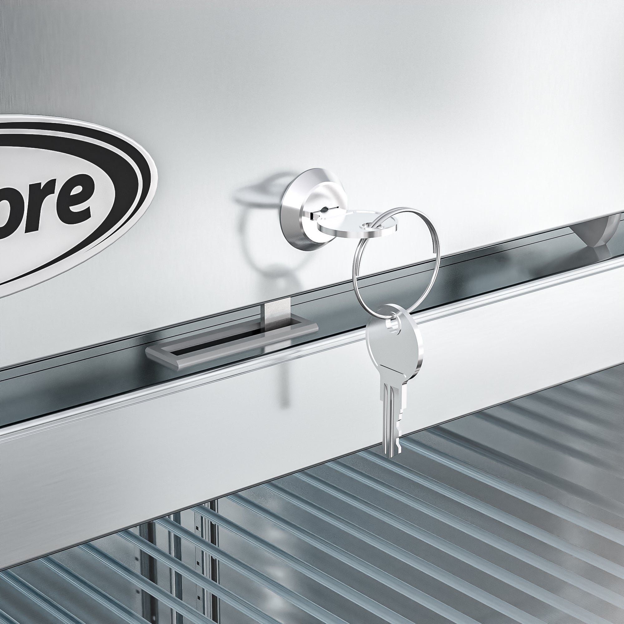 29 in. One Glass Door Reach-In Freezer 23 cu ft.
