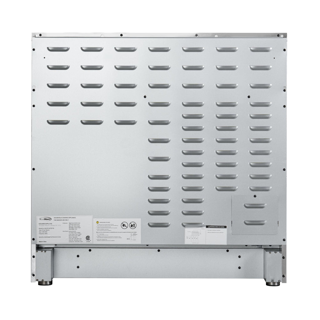 36 in. Electric Professional Range with Tilt Panel and Digital controls, Self-Cleaning, 16300W of Power, 240V in Stainless-Steel