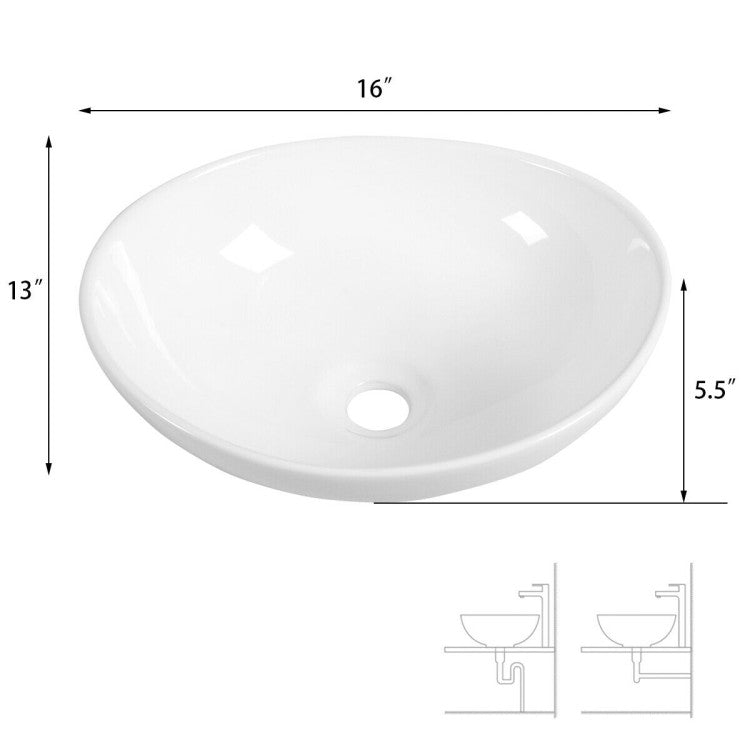 Costway 5-Piece Modern Bathroom Suite Over Toilet Cabinet Smart Bidet Oval Sink Floor Cabinet Clothes Dryer 51470384 New