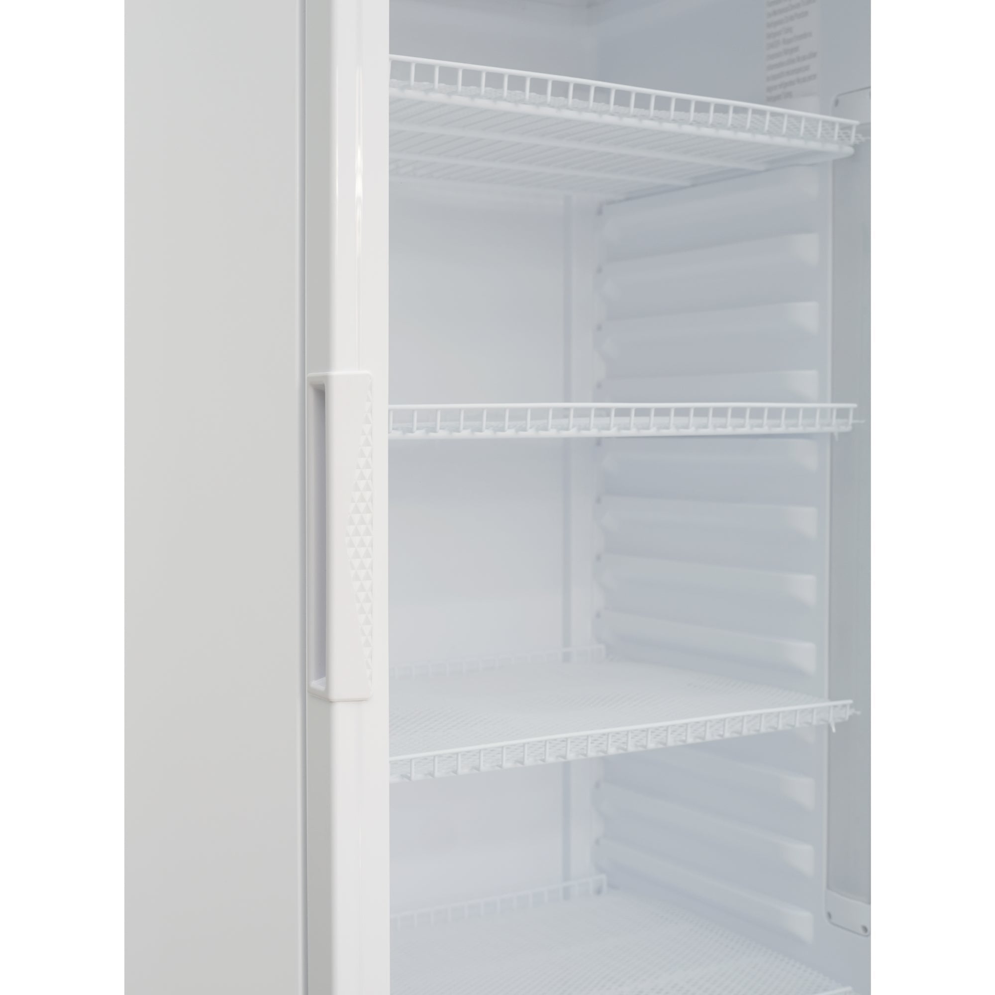 24 in. One-Door Commercial Merchandiser Refrigerator in White,12 cu. ft.