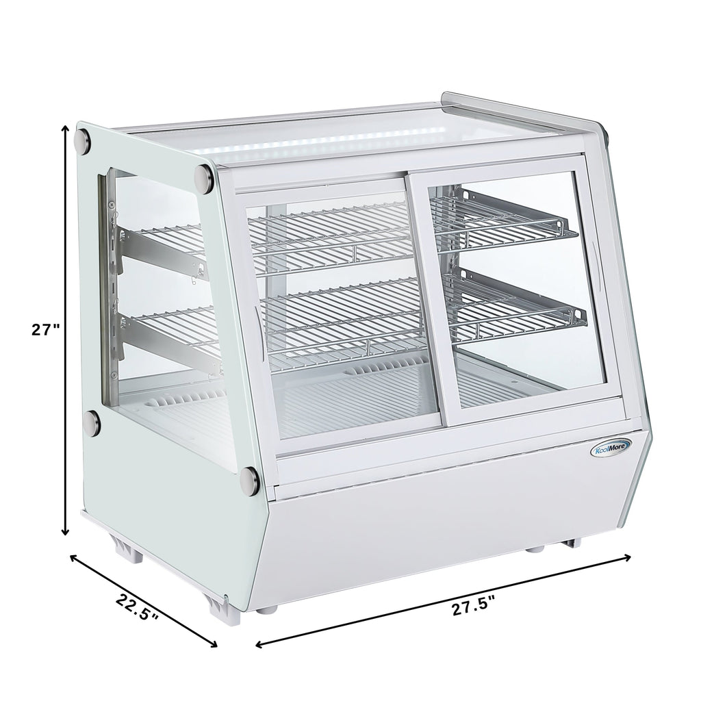 28 in. Self-Service Countertop Display Refrigerator in White