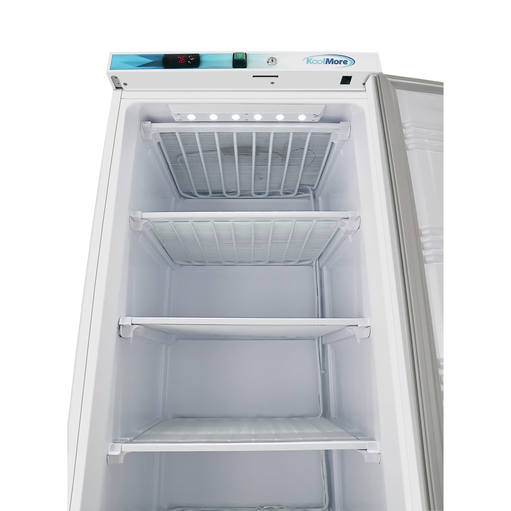 12 Cu. ft. Commercial Reach in Freezer in White Manual Defrost