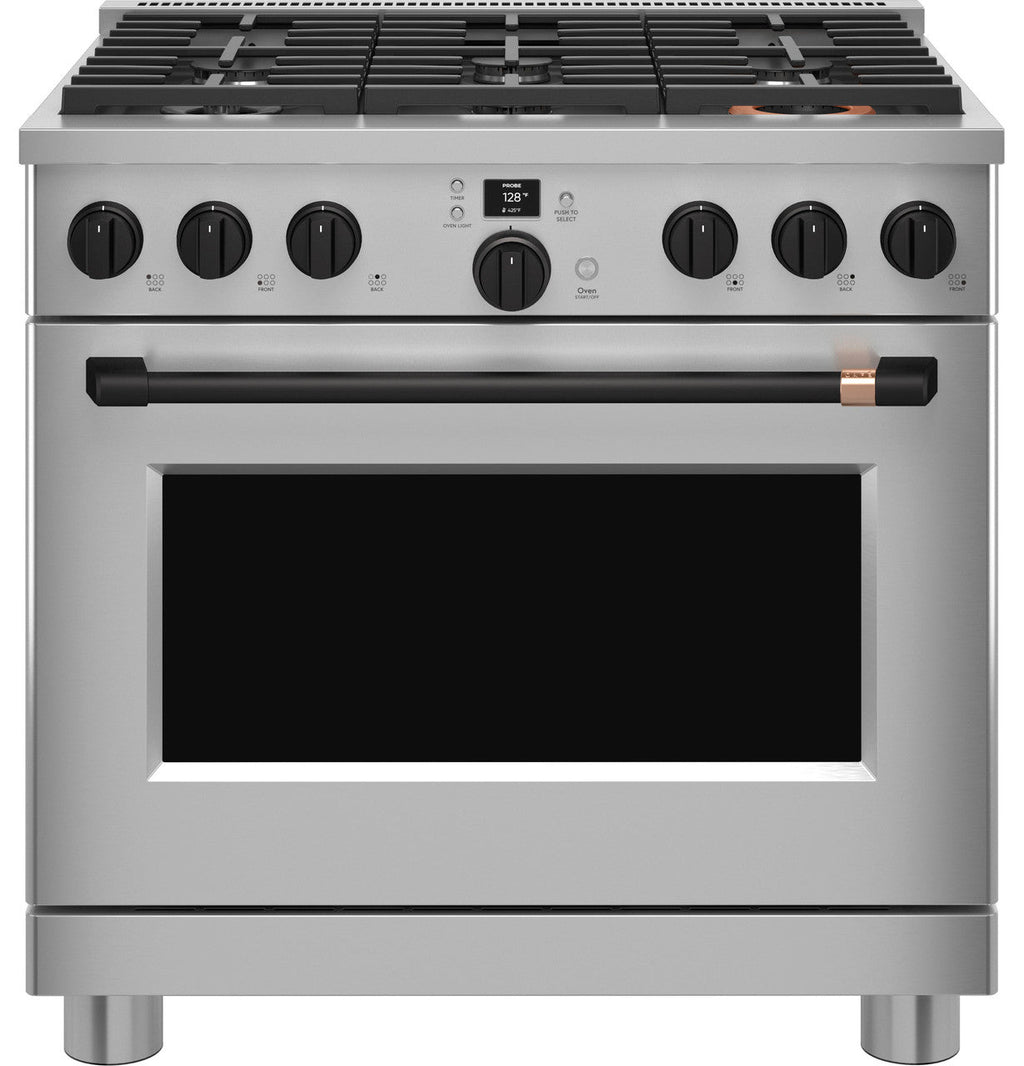CAFÉ™ 36" Smart All-Gas Commercial-Style Range with 6 Burners (Natural Gas)
