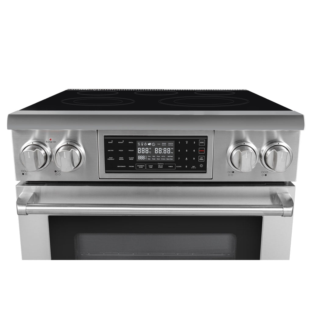 30 in. Electric Professional Range with Tilt Panel and Digital controls, Self-Cleaning, 16300W of Power, 240V in Stainless-Steel