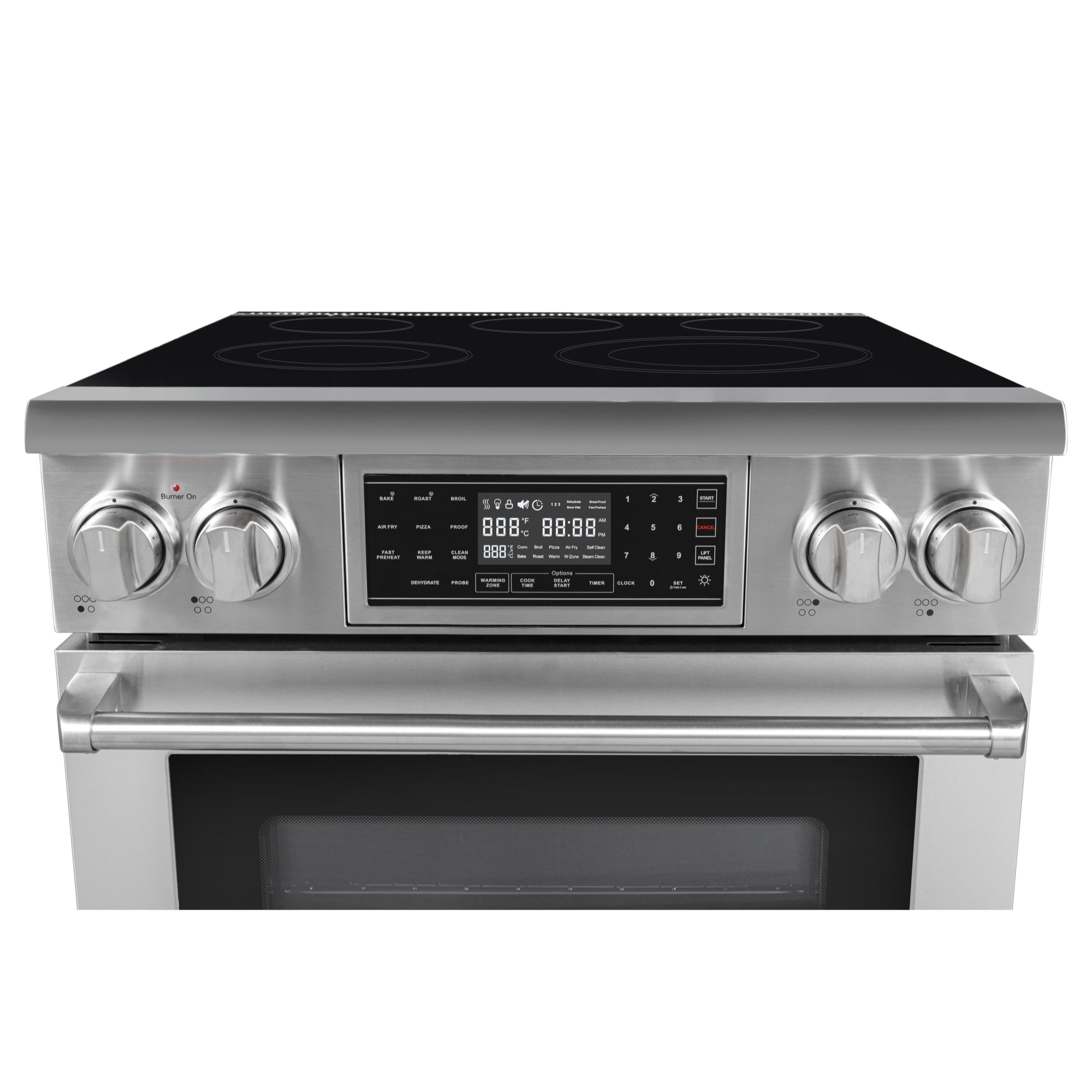 30 in. Electric Professional Range with Tilt Panel and Digital controls, Self-Cleaning, 16300W of Power, 240V in Stainless-Steel