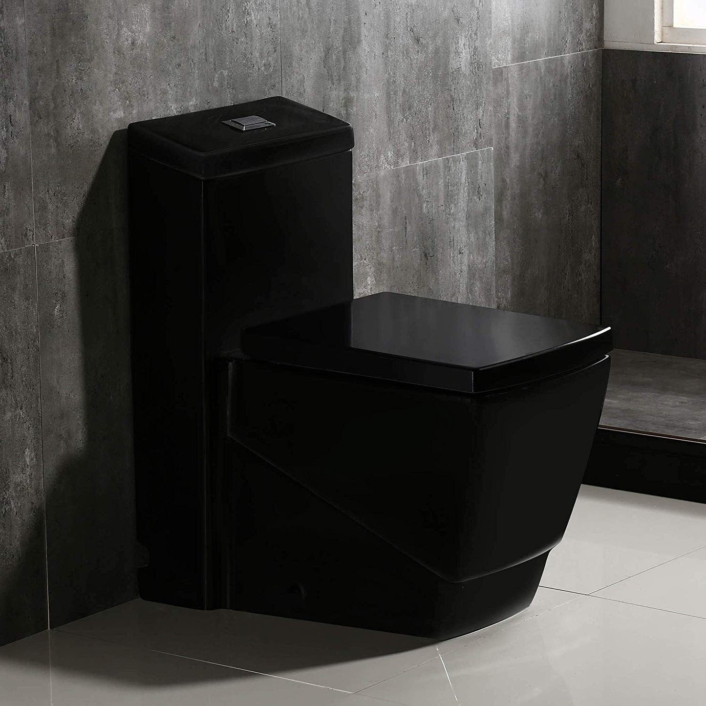 WOODBRIDGE B0921 Toilet Square One Piece Dual Flush 1/1.6 GPF Soft Close Seat New