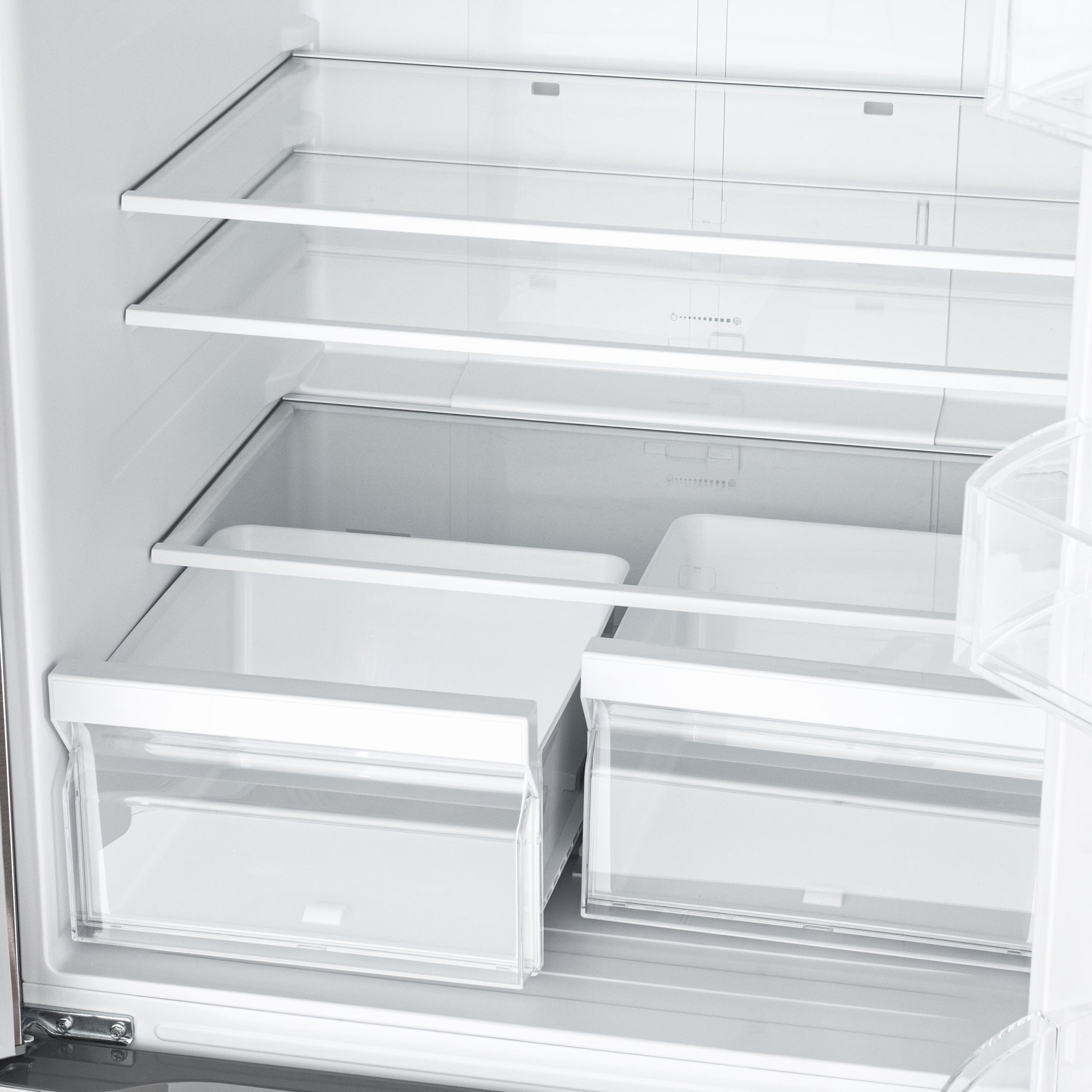 18.5 cu. ft. Stainless-Steel French Door Refrigerator in Silver