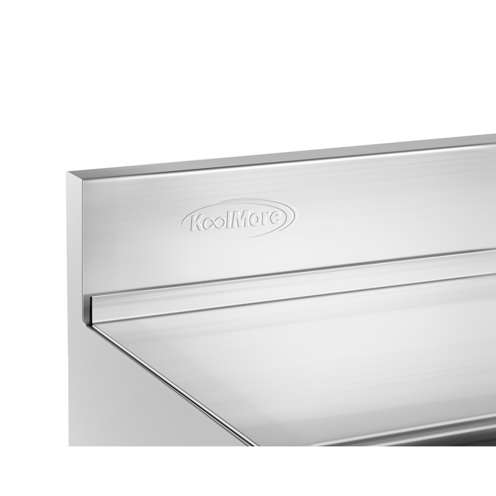 24 in. Commercial Underbar Ice Bin with Siding Lid in Stainless Steel