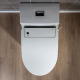 WOODBRIDGE T-0008 Toilet with Advanced Bidet Seat Dual Flush 1/1.6 GPF Temp Control Heated Seat New