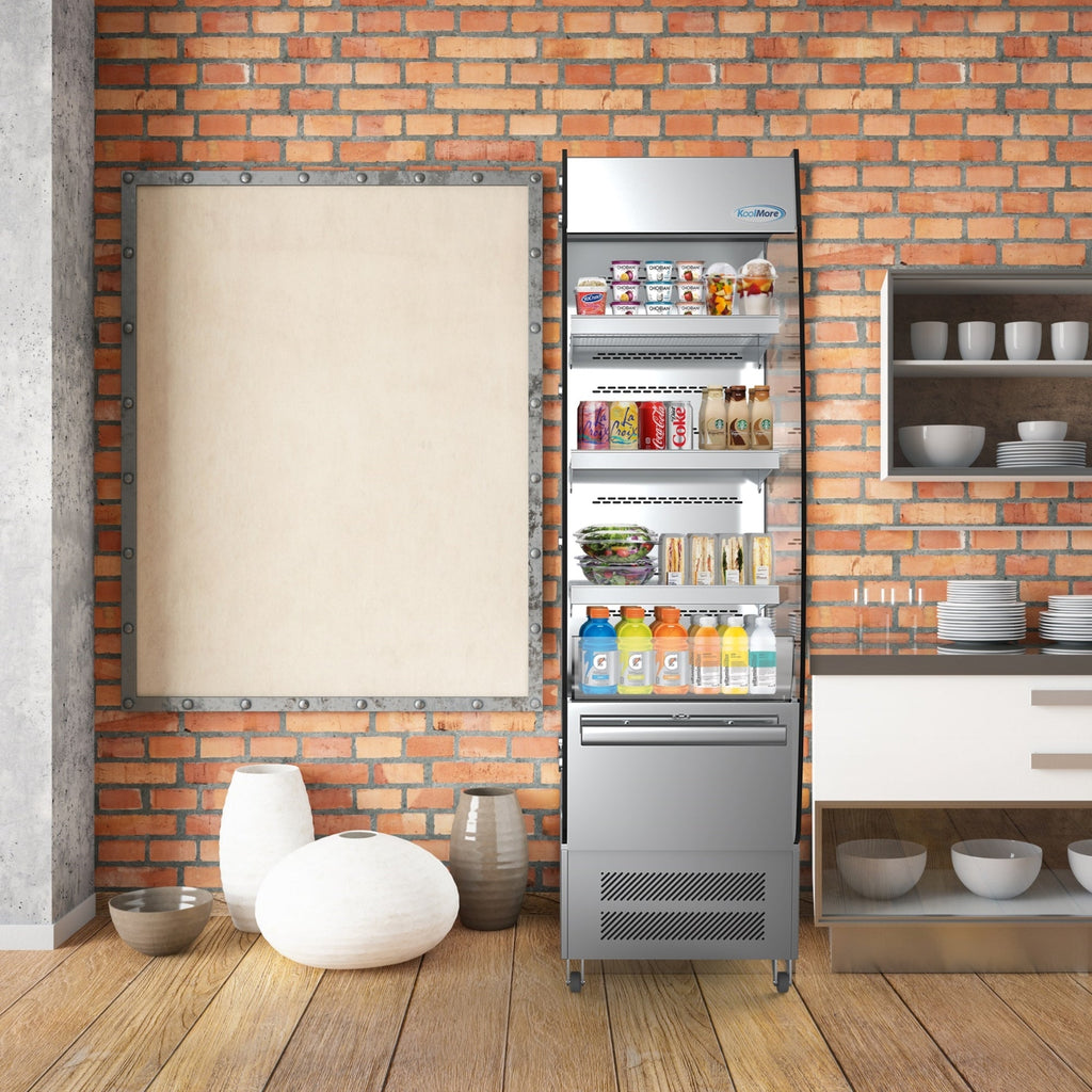 26 in. Open Air Grab and Go Refrigerator - 7.7 Cu Ft. - Wrap
