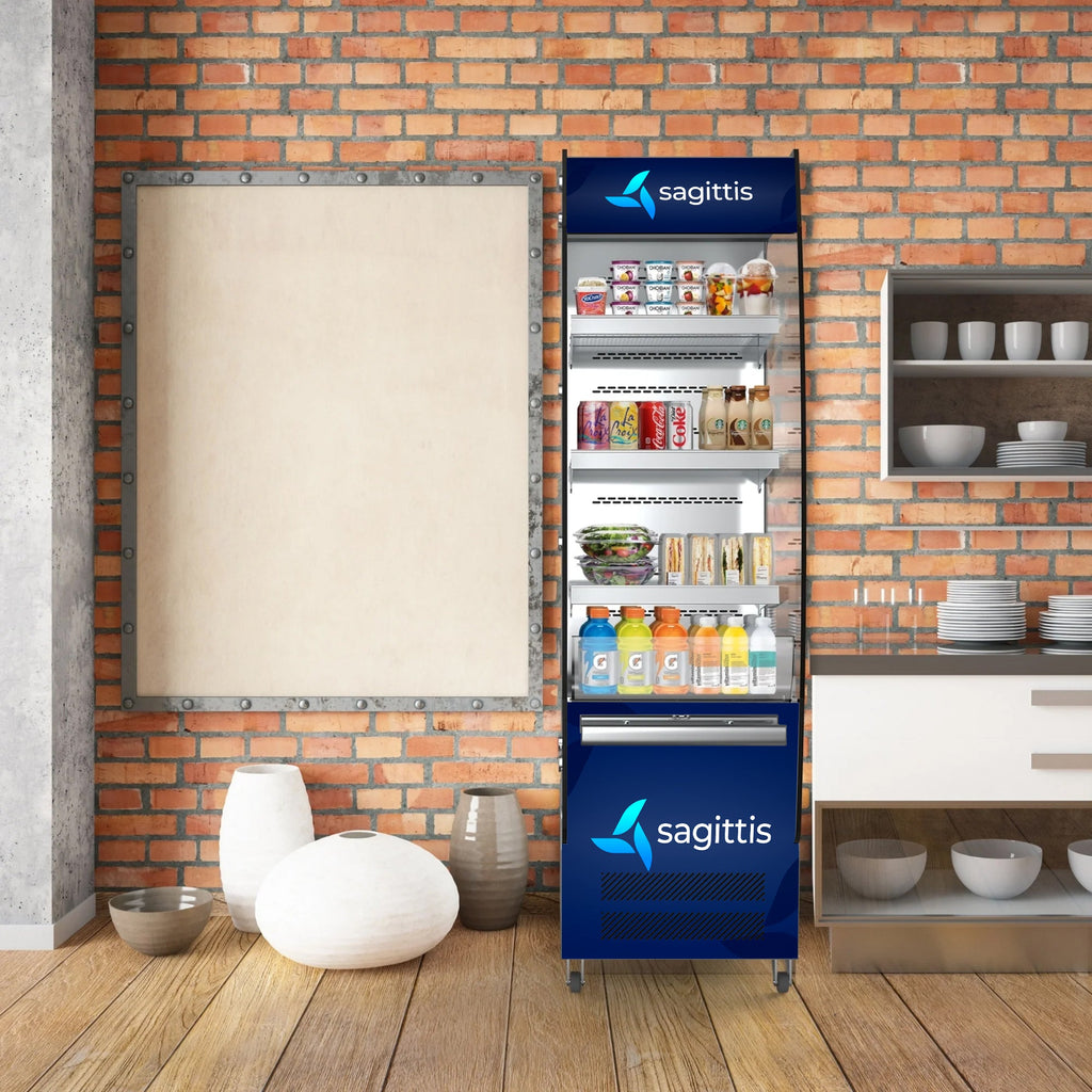 26 in. Open Air Grab and Go Refrigerator - 7.7 Cu Ft. - Wrap