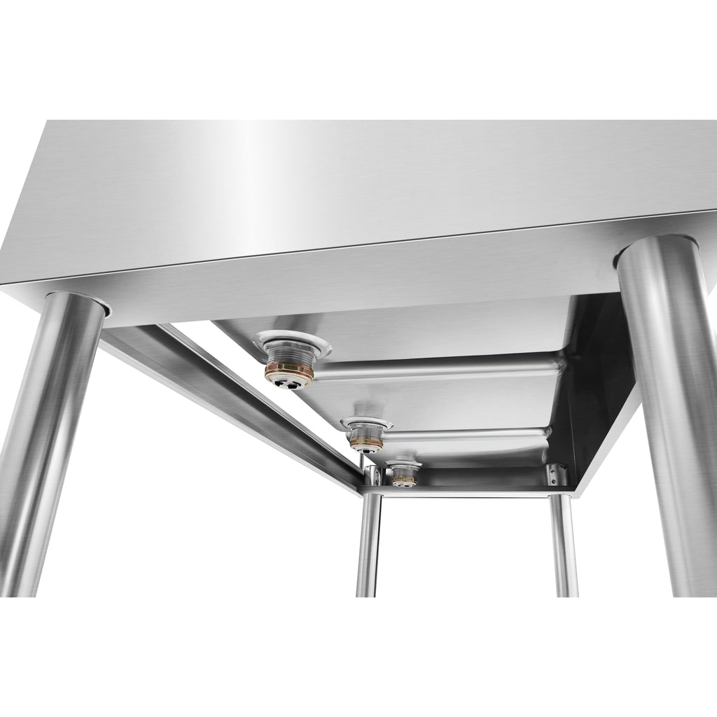 38 in. Three-Compartment Commercial Bar Sink with 3 in. Backsplash and Low Lead Faucet, NSF Certified in Stainless Steel