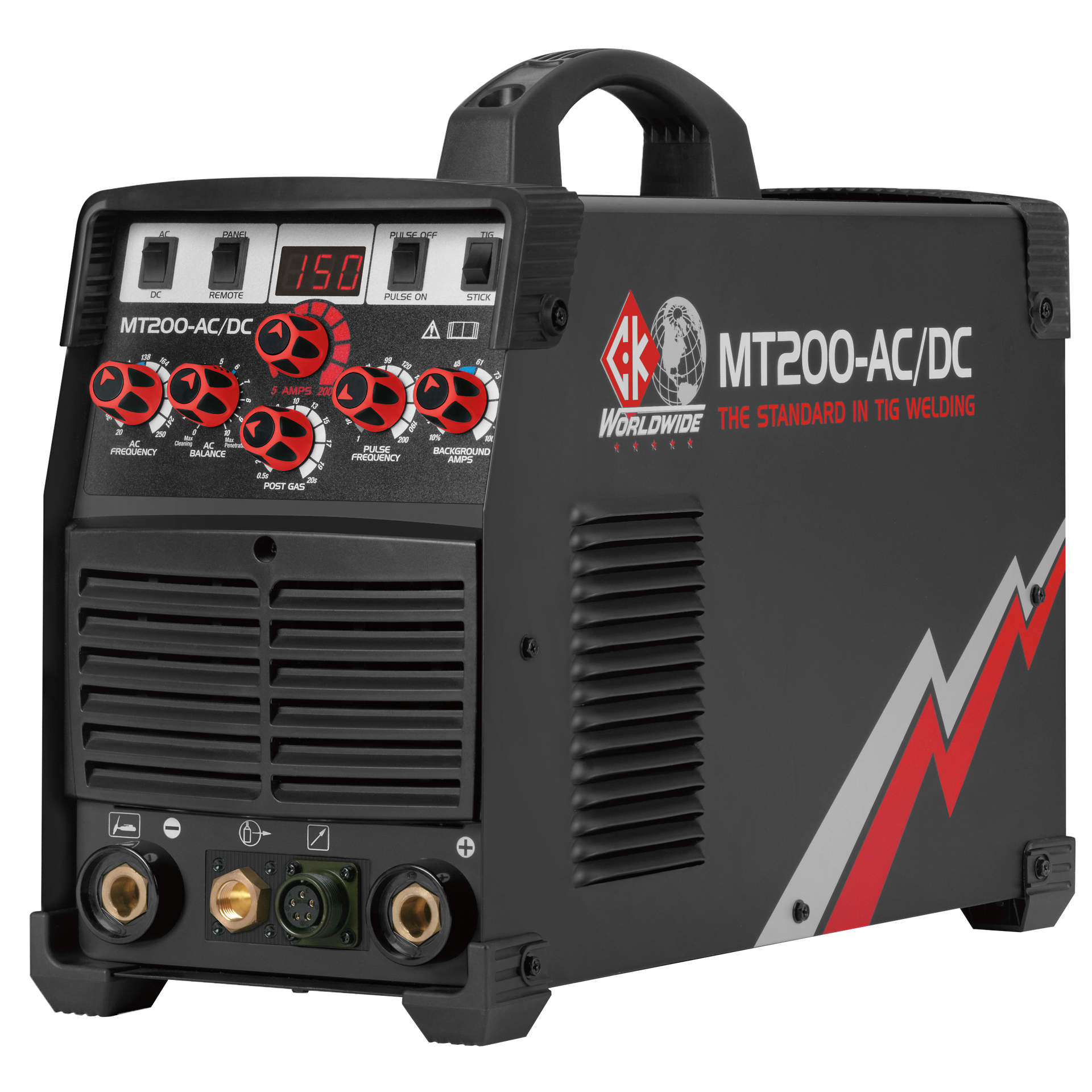 CK Worldwide MT200 AC/DC TIG Welding Machine w/ Flex Head Torch
