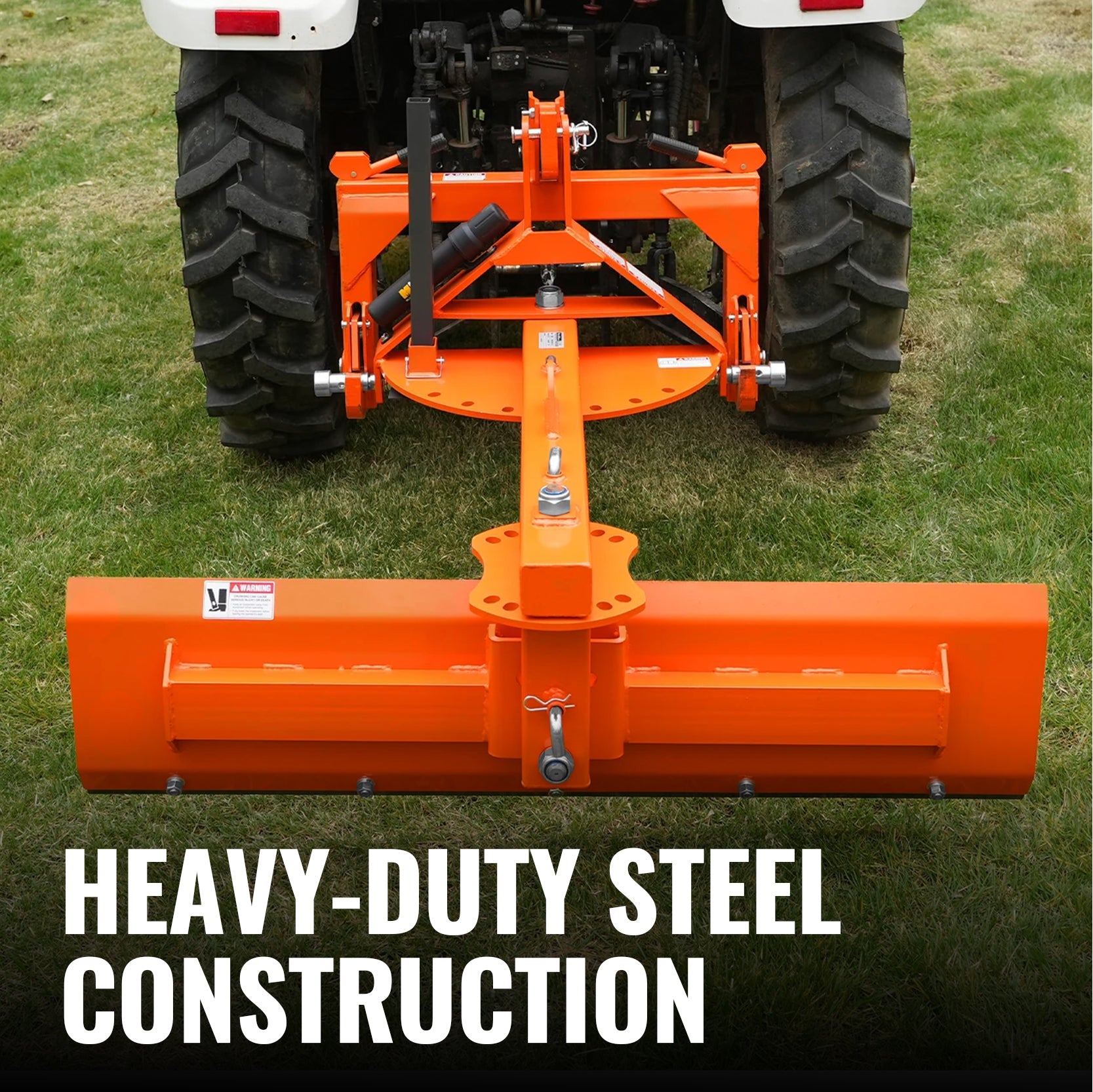 72" 6-Way Rear Blade 3 Point Hitch Tractor Attachment,  RB72S
