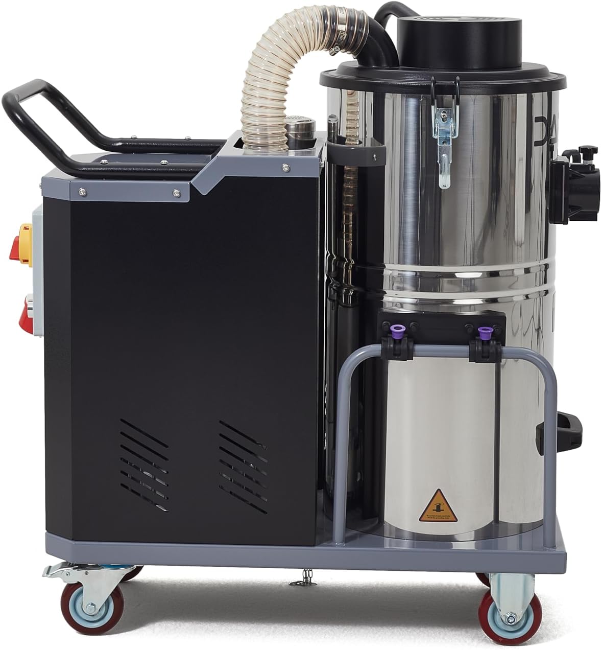 Dapper Supply Wet/Dry Vacuum 14.5 Gal. 6.84 HP 3-Phase 220V with Attachments New